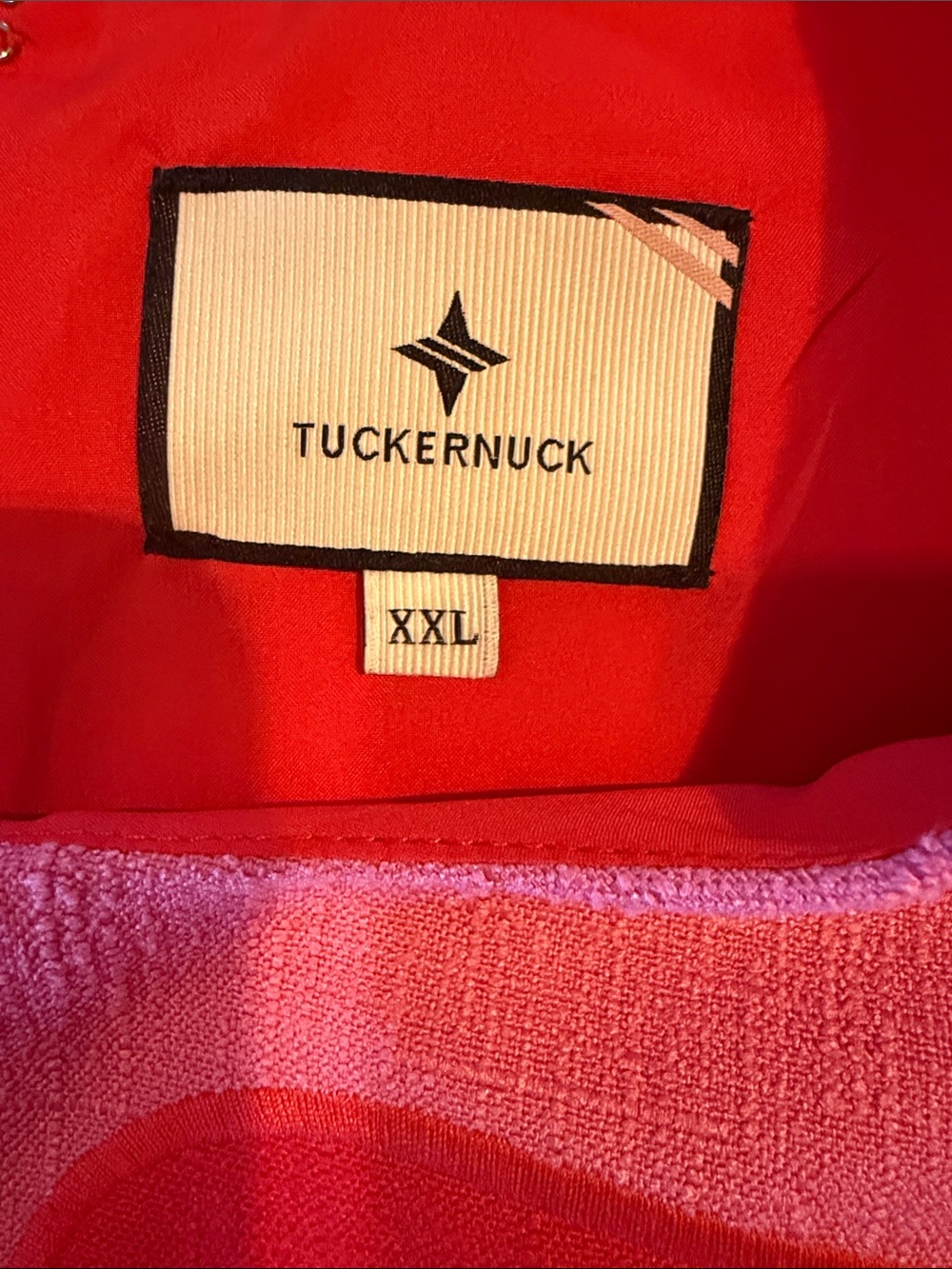 TUCKERNUCK Dress Poppy and Hot Pink Marlowe Party Cocktail Preppy XXL Retro Mod - Picture 9 of 12